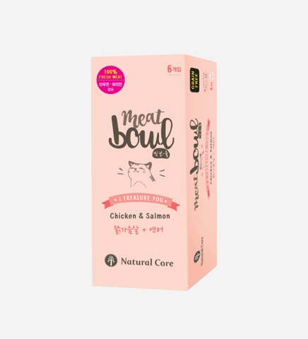 Pate gà và cá hồi cho mèo