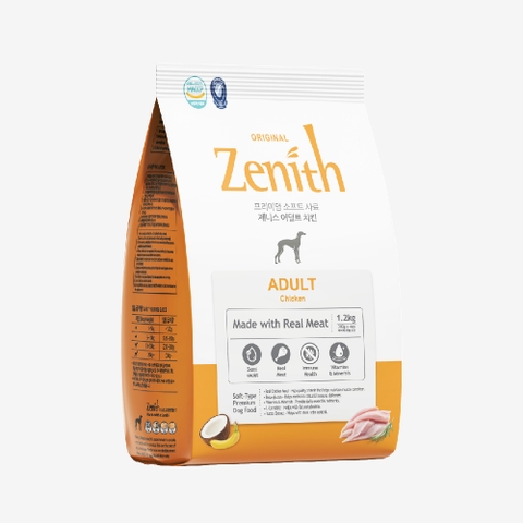 Thức ăn hạt mềm Zenith thịt gà cho chó trưởng thành