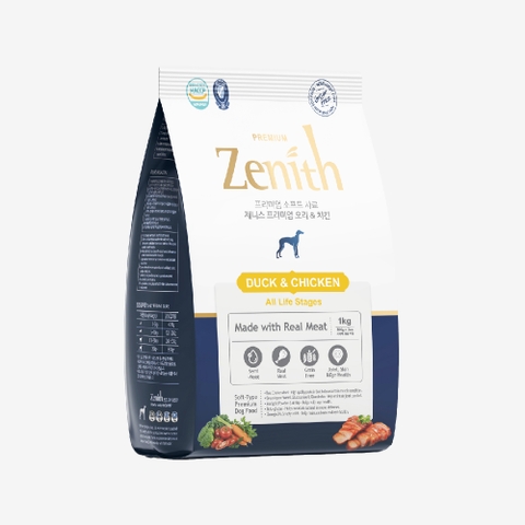 Thức ăn hạt mềm Zenith thịt vịt & gà cho chó mọi lứa tuổi