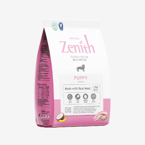 Thức ăn hạt mềm Zenith thịt gà chó con