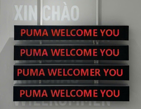 Lampro Vietnam đồng hành cùng thương hiệu Puma tại Vincom Đồng Khởi với giải pháp màn hình LED hiện đại
