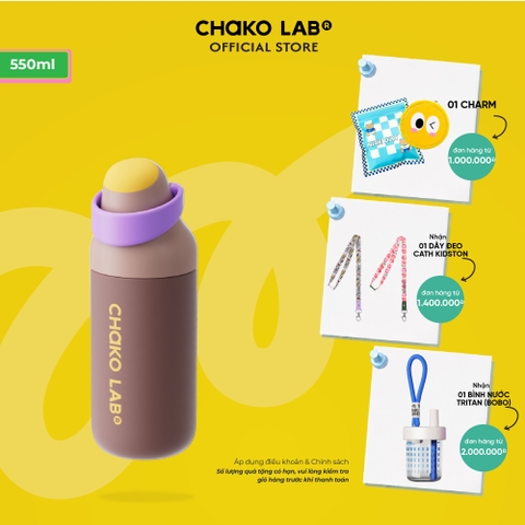Bình Giữ Nhiệt Inox 316 Chako Lab Kada 550ml