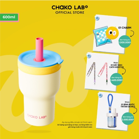 Bình Giữ Nhiệt Chako Lab Double Layer 600ml