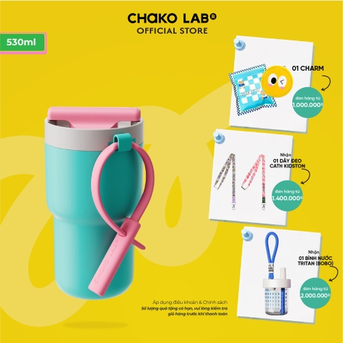 Bình Giữ Nhiệt Chako Lab Twist 530ml