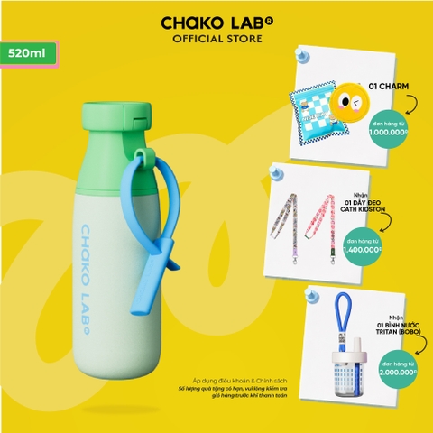Bình Giữ Nhiệt Inox 316 Chako Lab Milk Mate  520ml