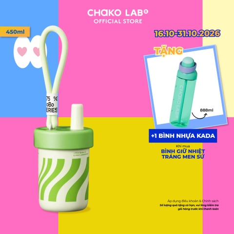 Bình Giữ Nhiệt Tráng Men Chako Lab BoBo 485ml