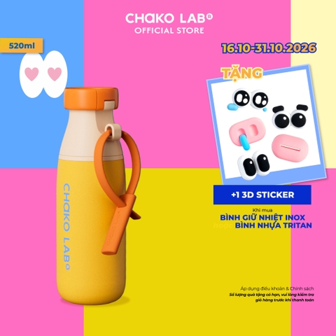 Bình Giữ Nhiệt Inox 316 Chako Lab Milk Mate  520ml