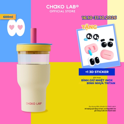 Bình Giữ Nhiệt Chako Lab Double Layer 600ml