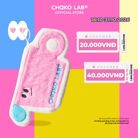 Khăn Tay Đa Năng Chako Lab, Thiết Kế Lifestyle Vui Nhộn, Lau Khô Đồ Dùng Nhanh Chóng