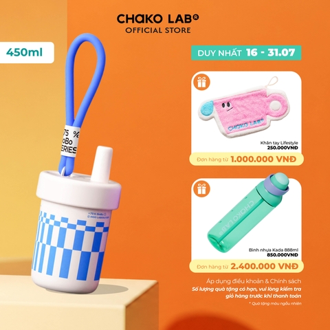 Bình Giữ Nhiệt Tráng Men Chako Lab BoBo 485ml