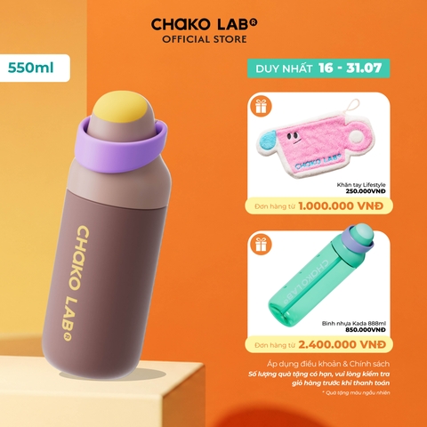 Bình Giữ Nhiệt Inox 316 Chako Lab Kada 550ml