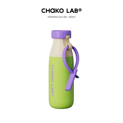 Bình Giữ Nhiệt Inox 316 Chako Lab Milk Mate  520ml