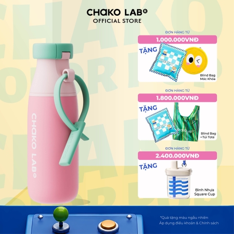 Bình Giữ Nhiệt Chako Lab Milk Mate 520ml Phủ Men Sứ