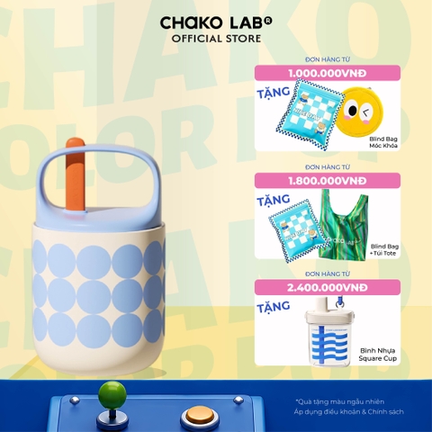 Bình Giữ Nhiệt Inox 316 Chako Lab Baobao 450ml Có Muỗng Tích Hợp