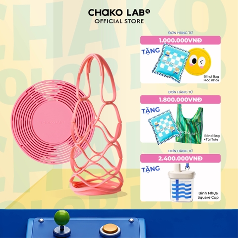 Túi Xách Bình Thông Minh ChakoLab Mesh Cup Sleeve, Chất Liệu Silicon Cao Cấp, Tiện Mang Theo Mỗi Ngày
