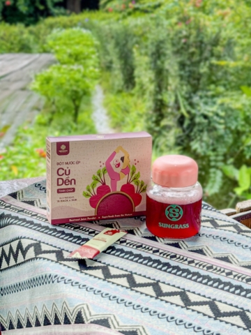 Bột nước ép Củ dền Sungrass - Hộp 15 gói