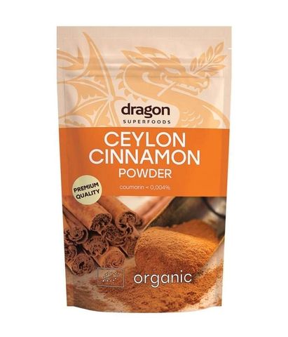 Bột quế ceylon hữu cơ Dragon Superfoods 150g