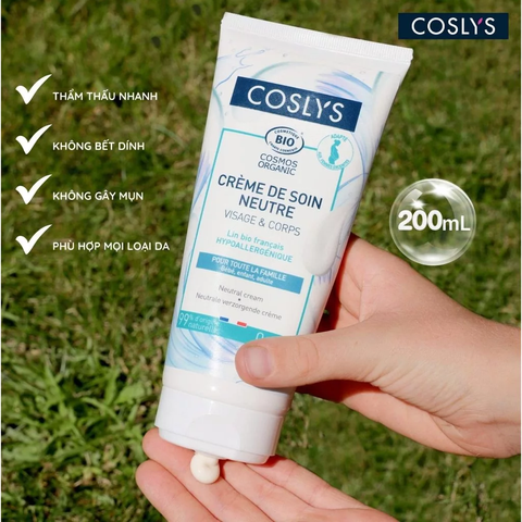 Kem dưỡng thể hữu cơ Coslys (200ml)