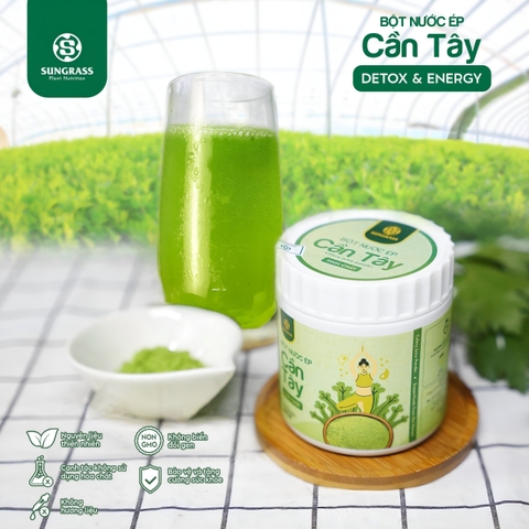 Bột nước ép Cần tây Sungrass - Hộp 120g