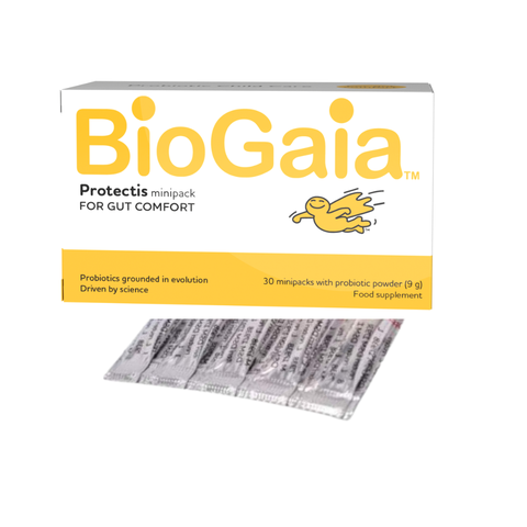 Men vi sinh BIOGAIA Protectis Minipack hộp 30 gói dạng bột trẻ 1th+ bổ sung lợi khuẩn cho đường tiêu hóa
