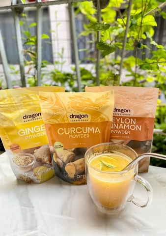 Bột quế ceylon hữu cơ Dragon Superfoods 150g