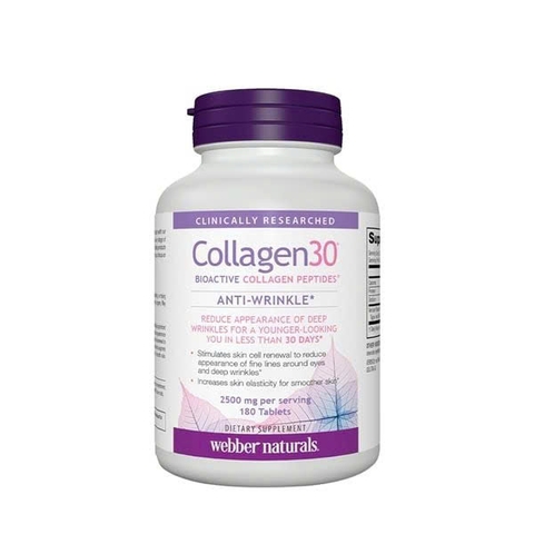 Collagen30 WEBBER NATURALS - Collagen Peptide Hoạt Tính Sinh Học Cao