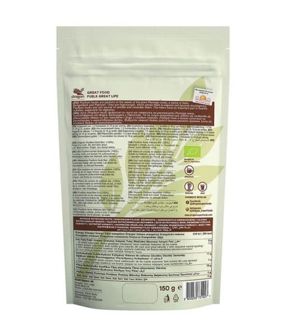 Vỏ hạt Mã đề Dragon Superfoods - Psyllium Husk Fibre raw 150Gr