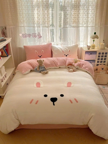 NỈ NHUNG- Set Nỉ Nhung Thêu Nổi ver2 full 8 mẫu