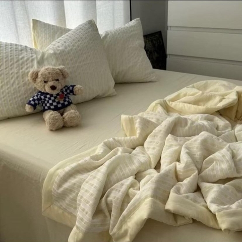 SET CHĂN CHẦN- Set chăn chần dập sọc