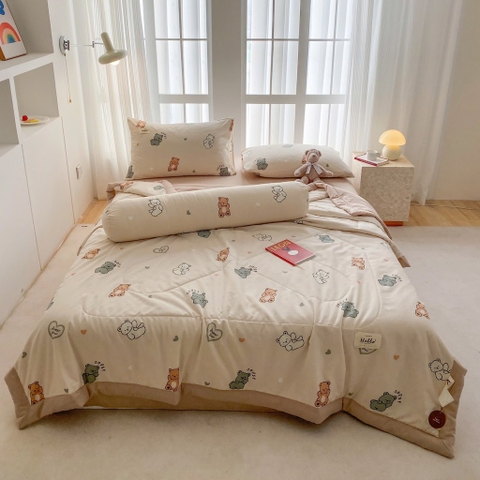 SET CHĂN CHẦN- Set chăn chần 5 món (new)