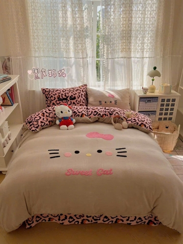 NỈ NHUNG- Set Nỉ Nhung Thêu Nổi ver2 full 8 mẫu