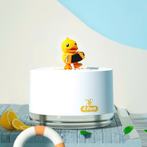 Máy Phun sương Tạo Ẩm Loa Nhạc Hình Vịt B.Duck 1000ml – Phun Sương Siêu Mịn, Đèn Trang Trí Dễ Thương