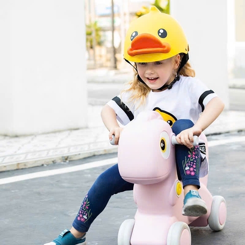 Nón bảo hiểm vịt vàng B.Duck dành cho bé
