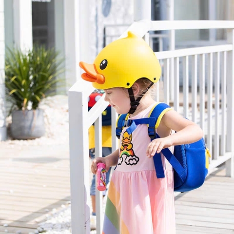 Nón bảo hiểm vịt vàng B.Duck dành cho bé