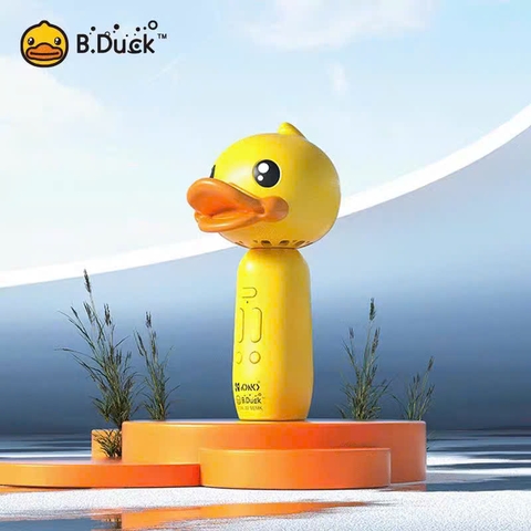 Micro Karaoke Không Dây B.DUCK KM-3 Hình Vịt Vàng – Kết Nối Bluetooth, Nhiều Hiệu Ứng Âm Thanh