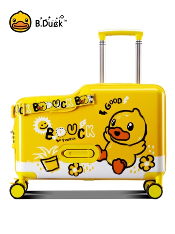 Vali cho bé B.DUCK nhập khẩu chính hãng size 18 ( phiên bản vịt thỏ )