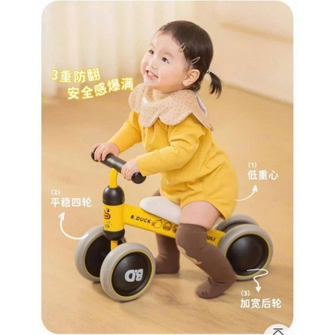 XE CHÒI CHÂN B.DUCK 4 BÁNH CHO BÉ 8–18 THÁNG