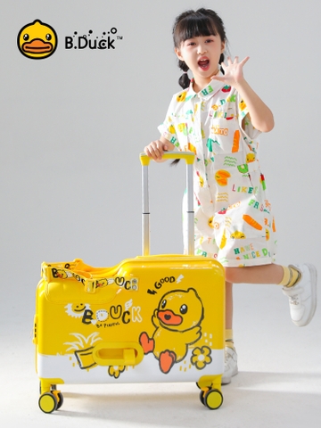 Vali cho bé B.DUCK nhập khẩu chính hãng size 18 ( phiên bản vịt thỏ )