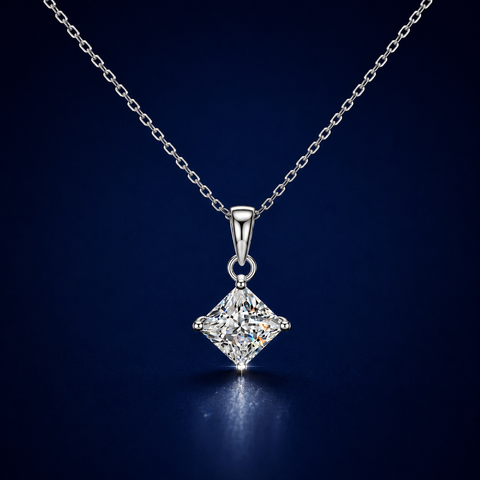 Dây chuyền Moissanite bạc s925 cao cấp – Điều luôn ở bên | Hải Hà Jewelry