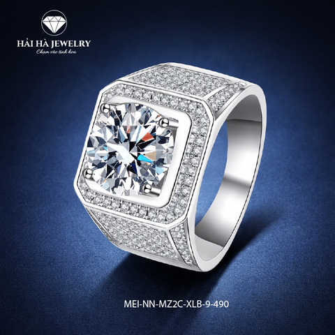 Nhẫn nam mặt vuông – Bản lĩnh của sự rõ ràng | Hải Hà Jewelry
