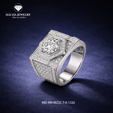 Nhẫn nam đa giác – Vững vàng trong im lặng | Hải Hà Jewelry