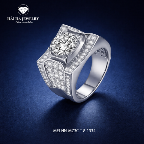 Nhẫn nam dáng khối vững – Sự lặng im của những điều đã chọn | Hải Hà Jewelry