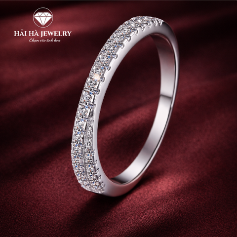 Nhẫn đính đá liền vòng – Ánh sáng ở lại mỗi ngày | Hải Hà Jewelry