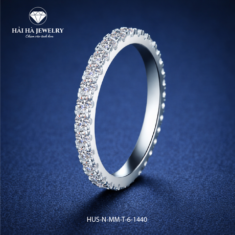 Nhẫn đính đá liền vòng – Ánh sáng lặng lẽ ở lại | Hải Hà Jewelry
