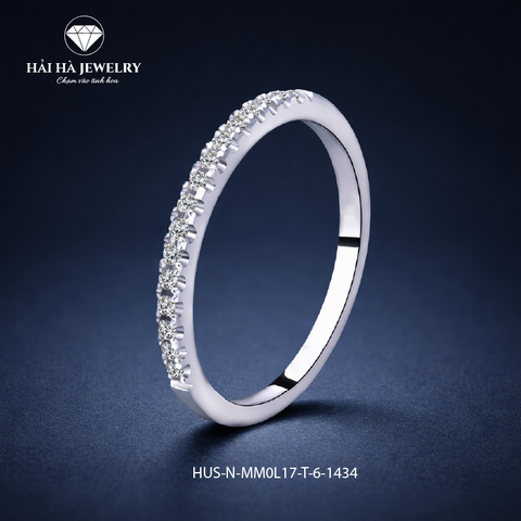Nhẫn đá chạy nửa vòng – Ánh sáng đủ đầy cho những điều bền lâu | Hải Hà Jewelry