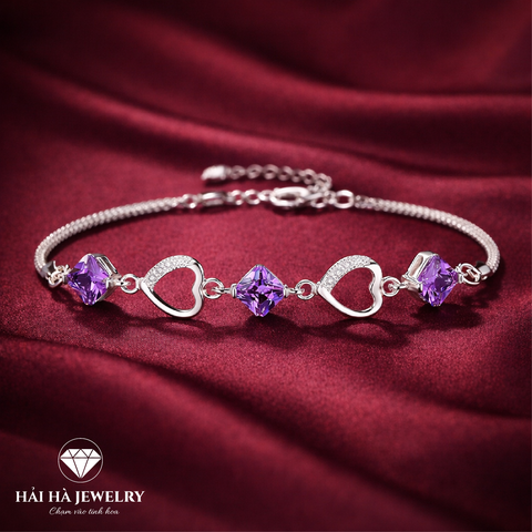 Vòng tay ba điểm sáng tròn | Hải Hà Jewelry