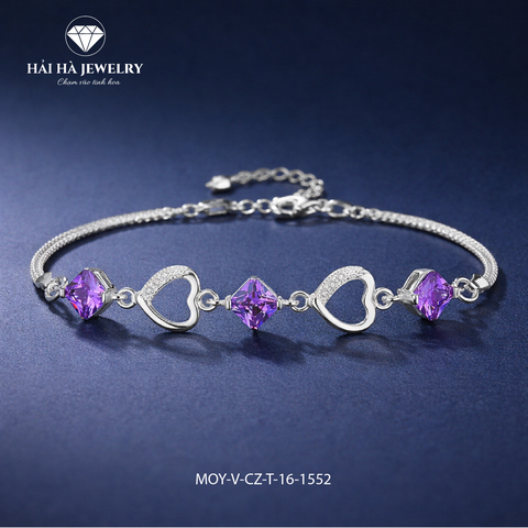 Vòng tay ba điểm sáng tròn | Hải Hà Jewelry