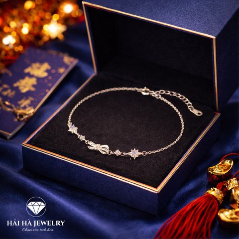 Vòng tay nơ sao tinh khẽ – Giữ lại những điều dịu dàng | Hải Hà Jewelry