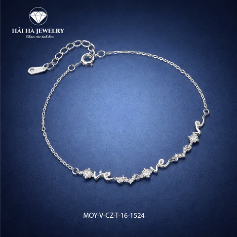 Vòng tay chữ love ánh sáng lặng – Yêu theo cách rất khẽ | Hải Hà Jewelry