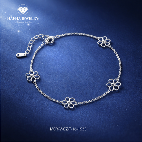 Vòng tay hoa nhỏ an yên – Nở theo nhịp cảm xúc | Hải Hà Jewelry